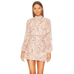 NWT Yumi Kim Teyona Mini Dress in Country Paisley Sand, Small